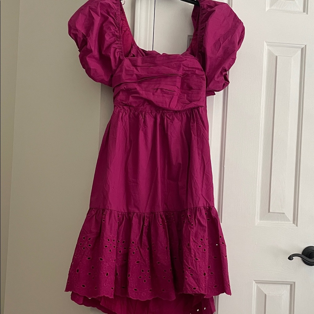 En Saison Fuchsia Casual Dress